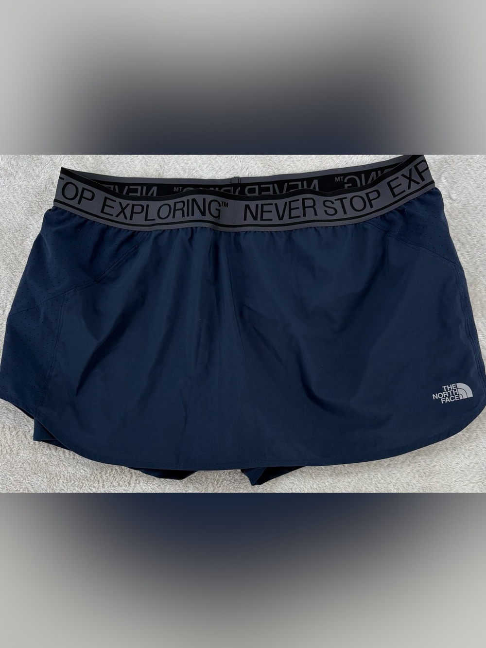 The North Face Athletic Skort Women’s XL Blue Running Shorts Skirt Lined Active